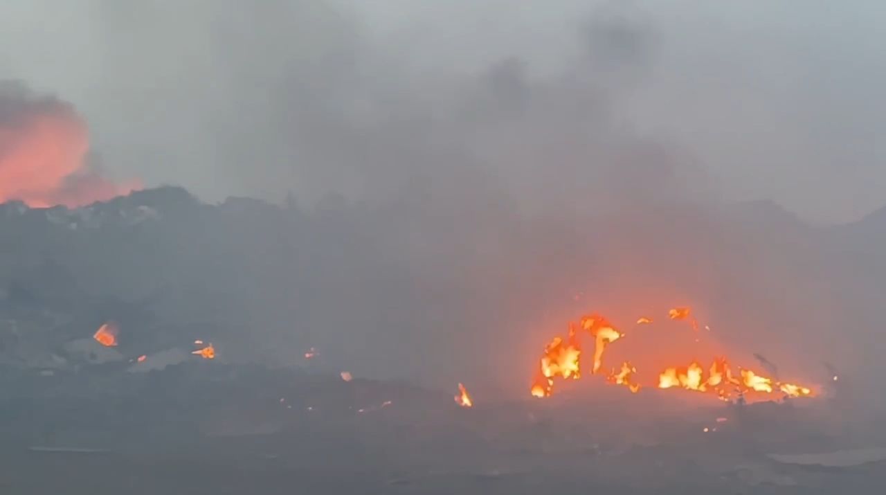В Шебекинском горокруге из-за крупного пожара перекрывали две дороги