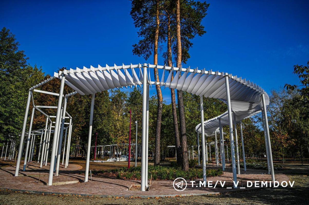 В Центральном парке появится зона с качелями в форме сердца