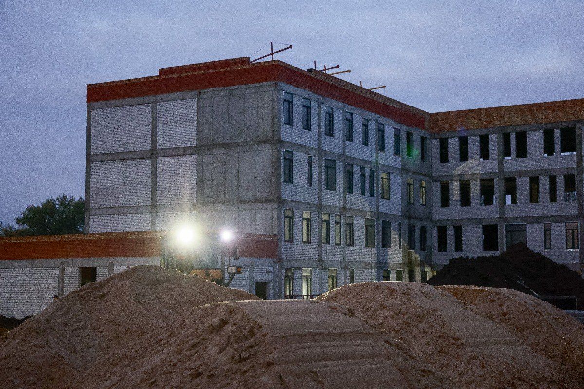 В Белгороде начало вырисовываться здание новой детской поликлиники