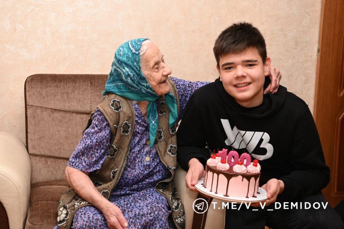 В Белгороде ветеран Великой Отечественной войны отметила 100-летний юбилей