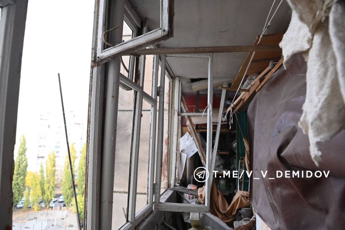 В Белгороде прокомментировали масштаб разрушений после столкновения дрона с многоэтажкой