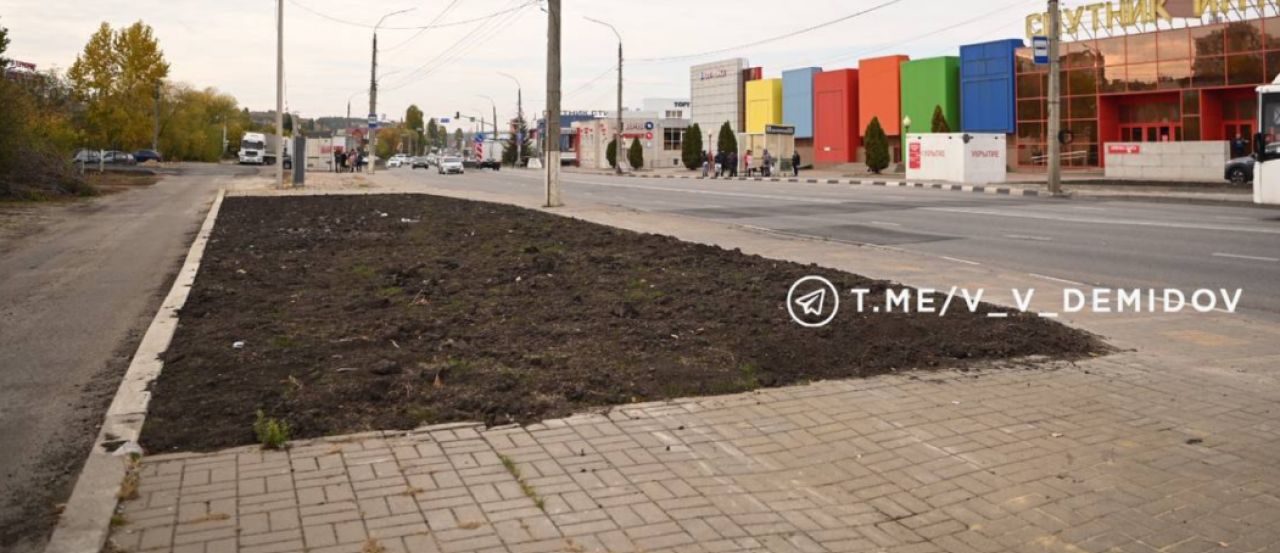 В Белгороде подземный переход превратился в клумбу