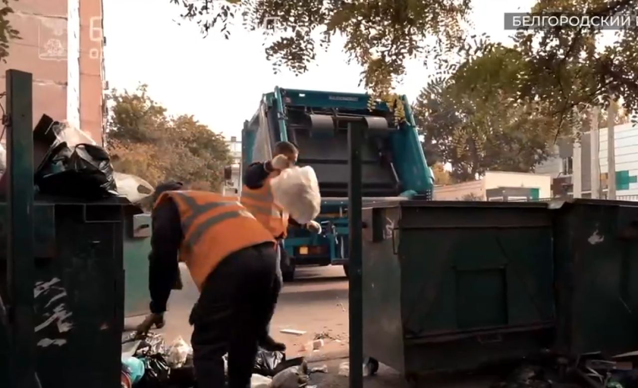 В Белгородской области начали массовую зачистку контейнерных площадок