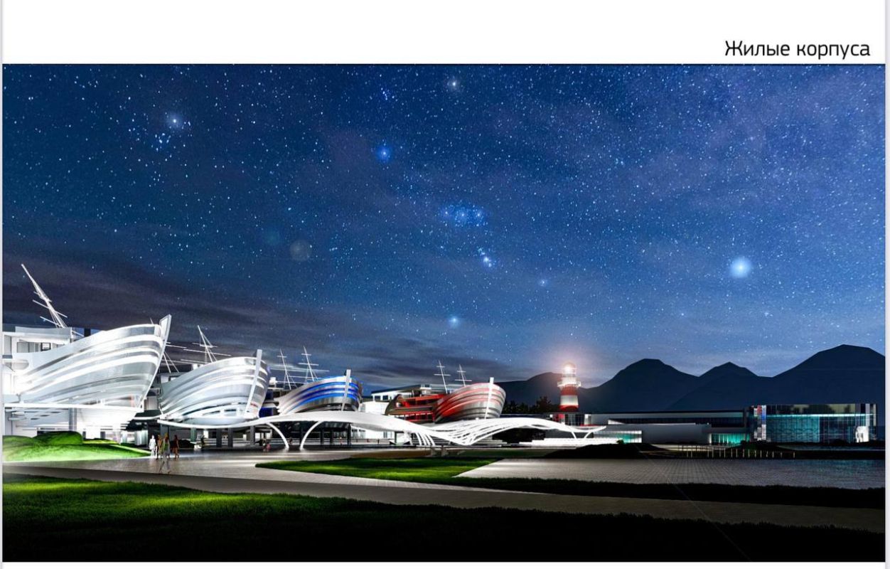 В Крыму построят сказочный белгородский санаторий с корпусами в виде кораблей