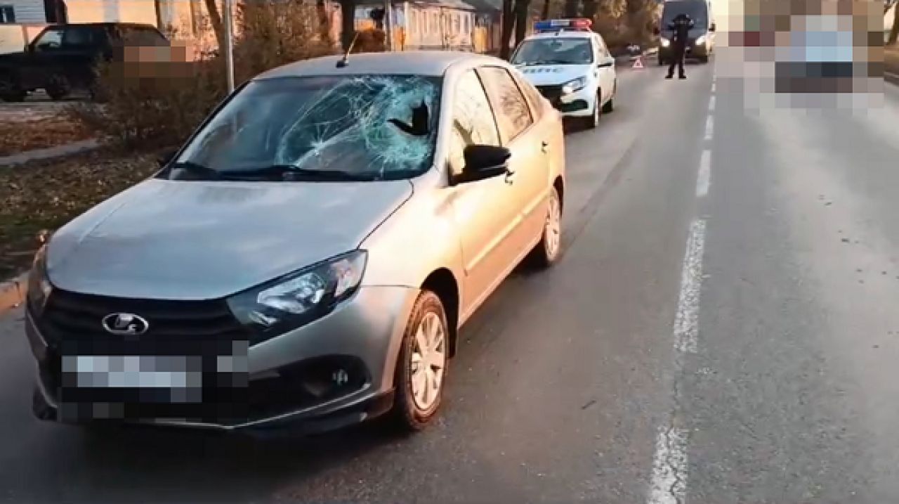 В Белгороде водитель седана сбил пешехода