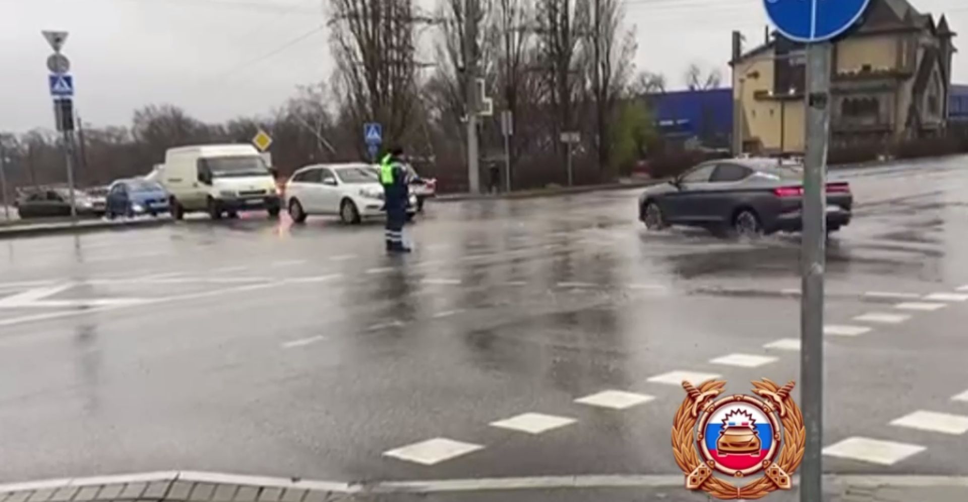 В Белгороде на сложном перекрестке погасли светофоры