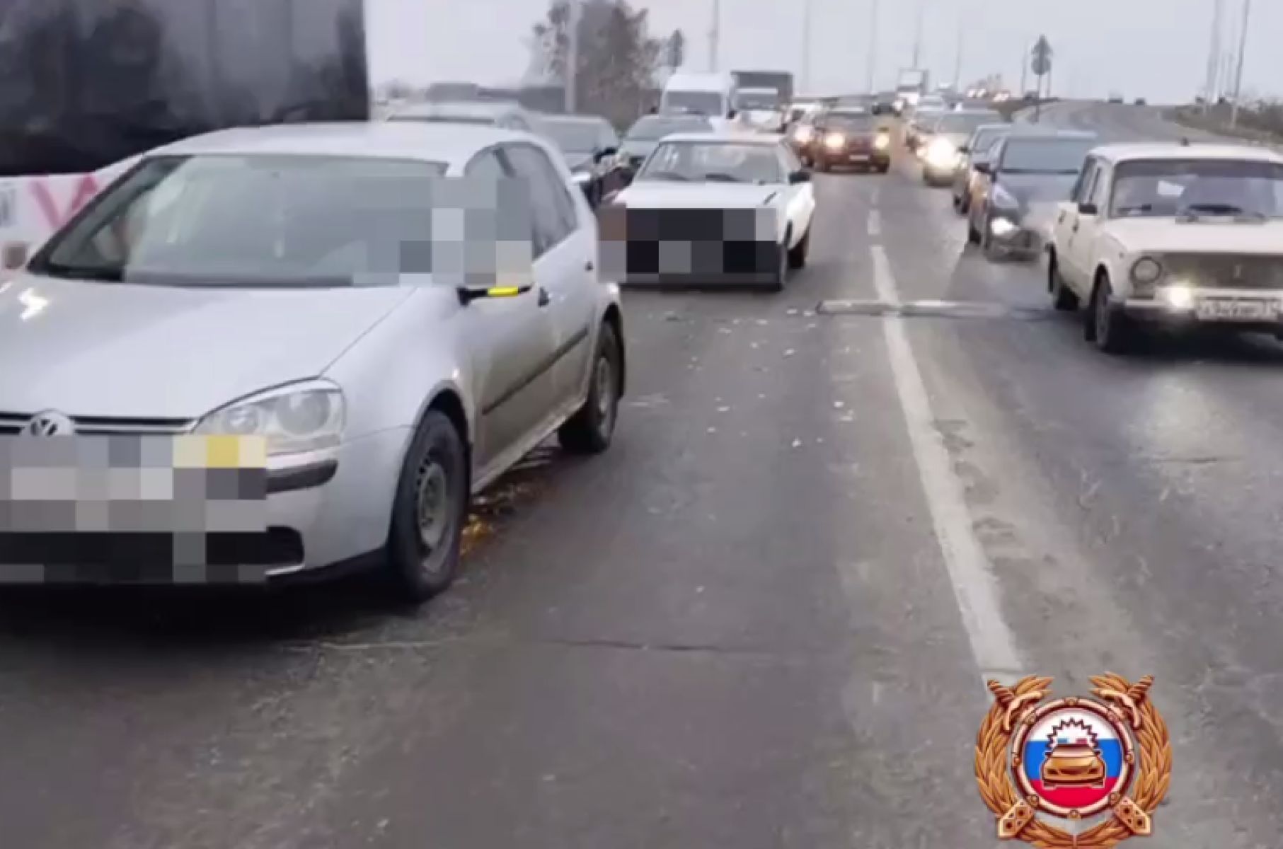 В Старом Осколе пенсионер устроил массовое ДТП на оживленной трассе