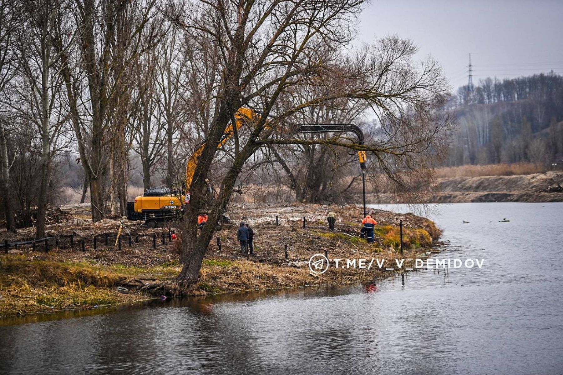 В Белгороде на берегу Северского Донца появится новый деревянный настил