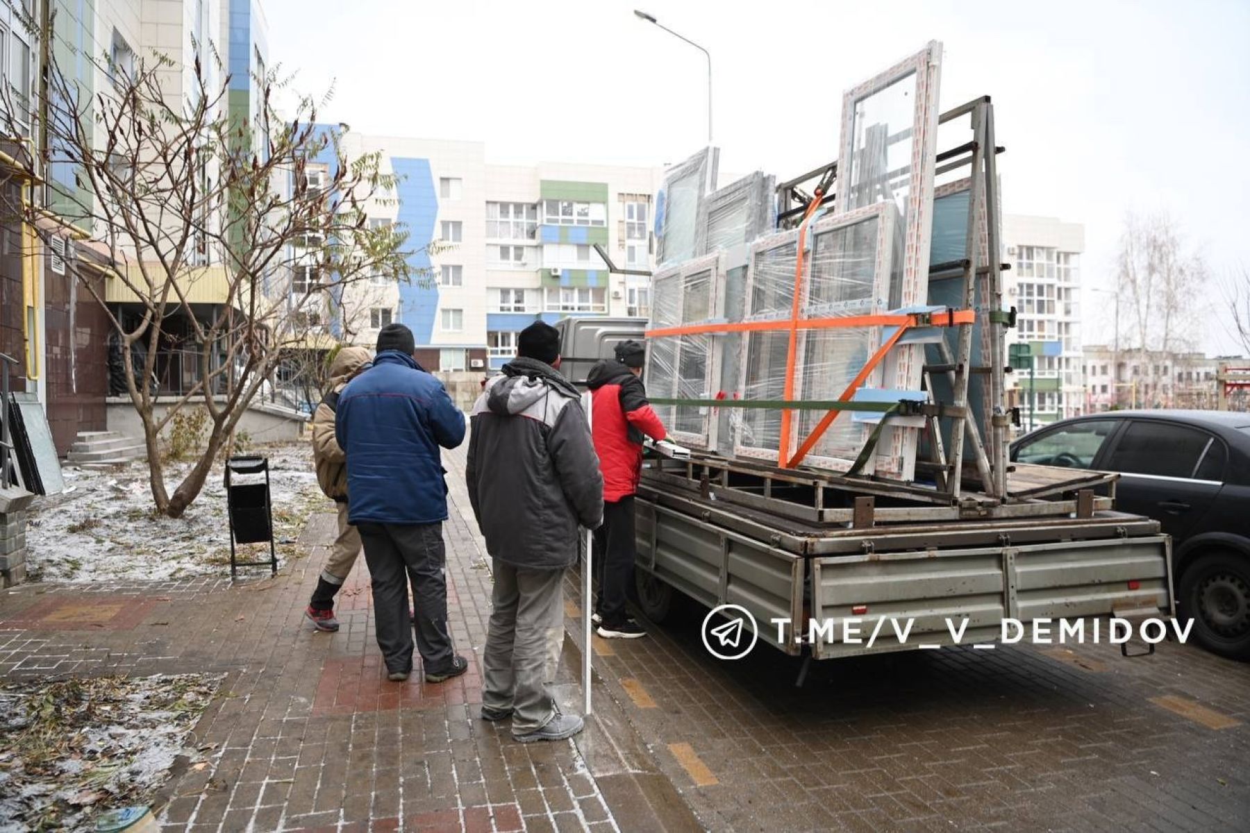 Белгородцам показали промежуточный результат ремонта дома, пострадавшего от удара дрона