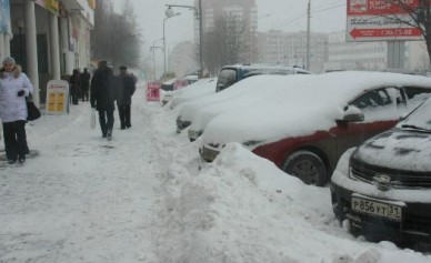 На время уборки снега в Белгороде установят временные дорожные знаки
