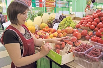 В Белгороде подорожали персики, шампиньоны и пельмени