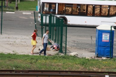 Дешёвые продукты обнесли забором