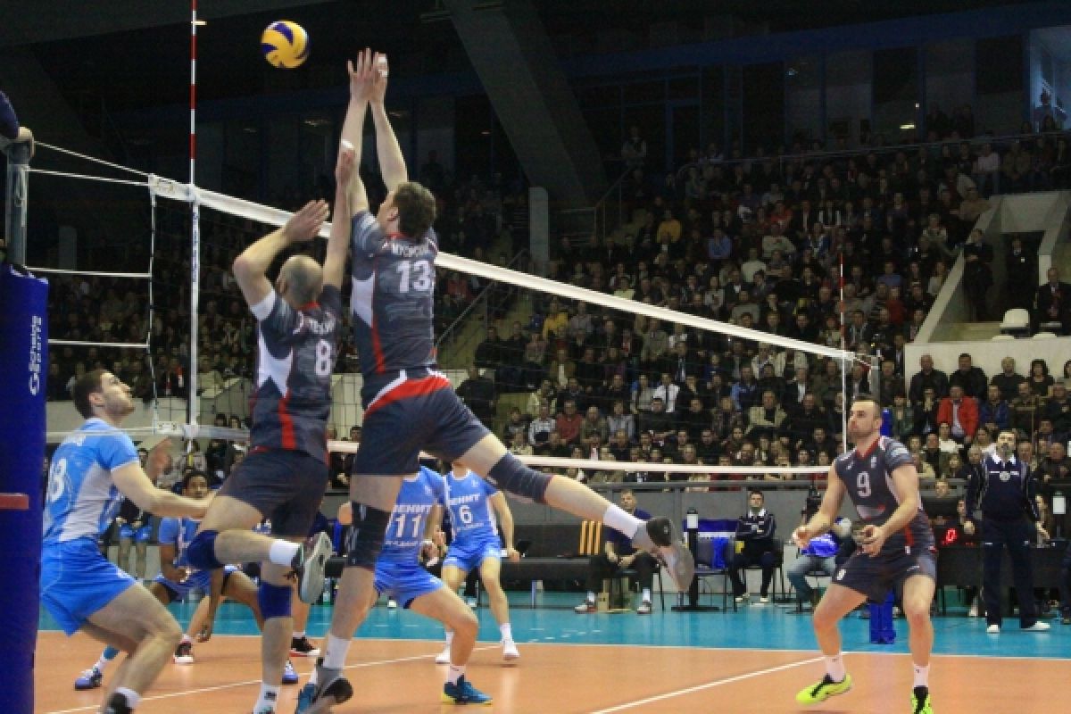 Волейболисты «Белогорья» проиграли казанцам в финале Кубка России