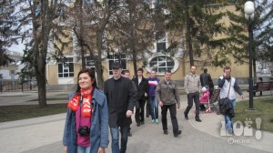 На акцию пришли коммунисты. Фото Татьяны Григорьевой