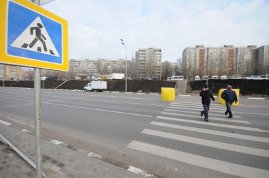 Эксперты народного фронта добились переноса дорожного знака в Белгороде