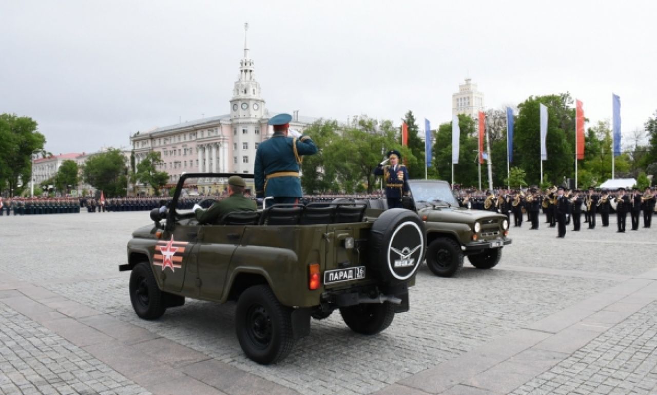 Сегодня днём дороги в центре Воронежа снова перекроют из-за репетиции парада