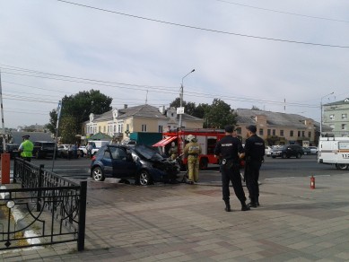 В центре Белгорода  утром сгорела иномарка «Сузуки»