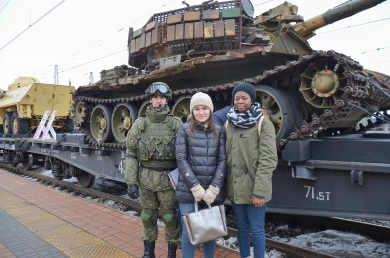 Белгородцы и старооскольцы увидели технику и оружие сирийских боевиков 
