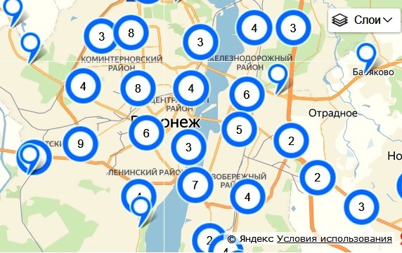 Карта камер на дорогах челябинска