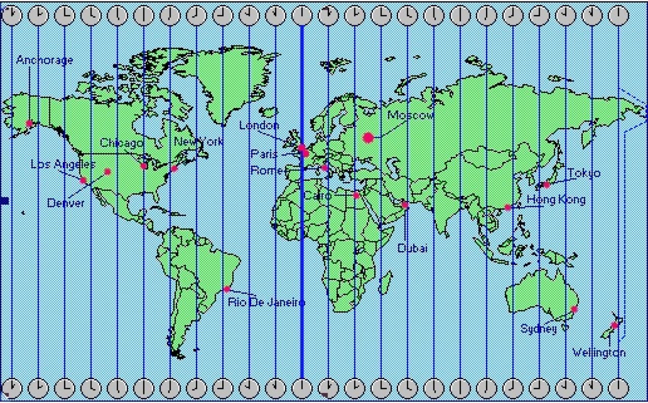 Карта точного время. Часовые пояса по меридианам карта. Часовые пояса земли на карте.