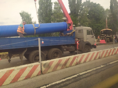 В Белгороде Харгора встала в огромной пробке

