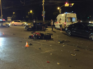 В Белгороде на Богданке разбился мотоциклист
