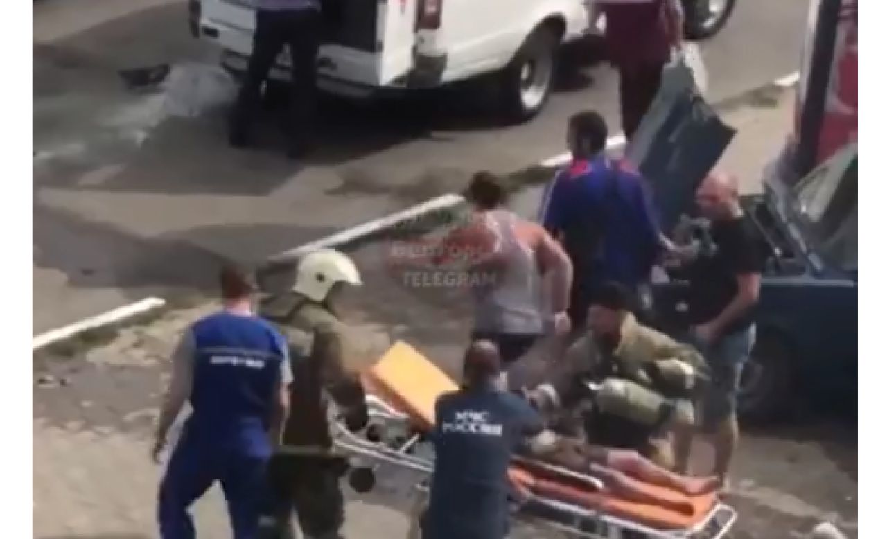 В Белгородской области вспыхнула машина с ребенком